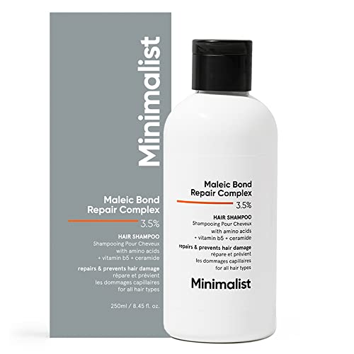 Minimalist Bond Repair Shampoo For Damaged, Dry & Frizzy Hair, Ma...