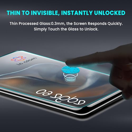 Image of FIRST MART Military-Grade UV Tempered Glass For Motorola Edge 60 5G (6.67 Inch) With Easy Installation Kit | Edge-To-Edge Protector Coverage | Crystal Clear, Pack of 2