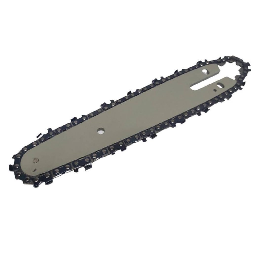 Trade Shop - Kit Barra + Catena 12" Ricambio da 12 Pollici per Mini Motosega A Batteria -