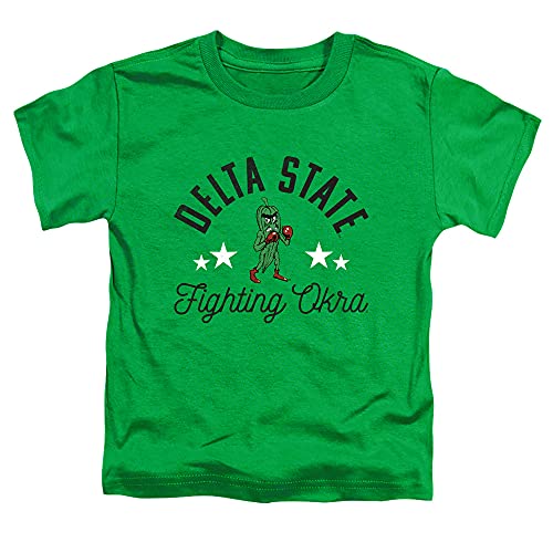Delta State University Official Statesmen Unisex Toddler T Shirt,Kelly Green, 3