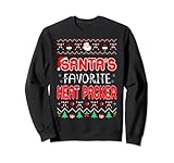 Santas Favorite Meat Packer Christmas Ugly Sweater Sweatshirt
