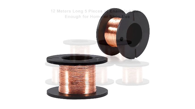 Filo Di Rame Smaltato 0.1mm - 5 Pezzi Da 15m Per Riparazioni Elettroniche