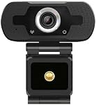 USB Webcam with Microphone, Wide Angle Webcam for Desktop, 4K HD Autofocus Computer Webcam for Video Calls, Recording, Conferences, Games