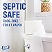 Scott ComfortPlus Toilet Paper, 12 Double Rolls, 231 Sheets per Roll, Septic-Safe, 1-Ply Toilet Tissue
