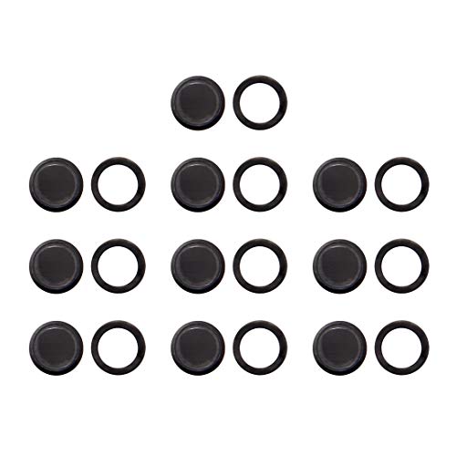 HONGYAN Cell Phone Accessories 10 PCS for Xiaomi Mi 5 Back Camera Lens(Black) Repair (Color : Black)