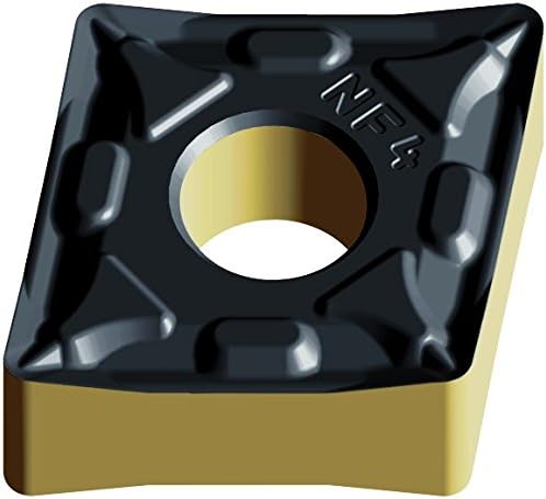 Walter Tools CNMG120404-NF4 WSM20 Carbide Tiger-Tec Negative Indexable Turning Insert, 1/64" Corner Radius, 1/2" IC, 3/16" Thick, 0.008" - 0.039" Depth of Cut (Pack of 10)