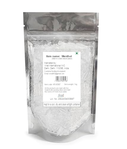 Image of Organic Menthol Crystals Use For Personal Care.(1 Kg)