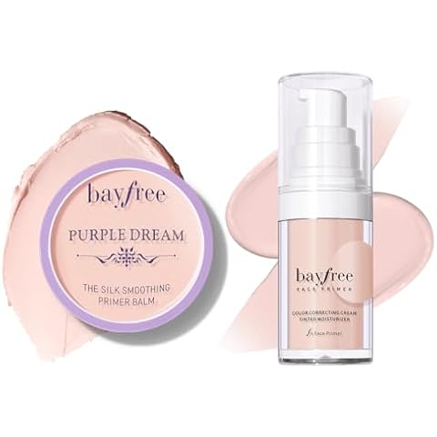 bayfree Silk Smoothing Primer Balm, Poreless Primer for Smooth & Flawless Skin, Matte Finish & Makeup Primer for A Glow Skin Tint, Formulated with Ginseng and Centella Asiatica, Hydrating Essence Cover