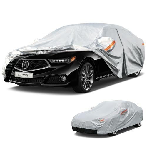 Image of GUNHYI 6 Layers Car Cover Custom Fit Acura TLX (2014-2026) Waterproof All Weather, Heavy Duty Outdoor Snow Sun Rain Uv Protection (Ships from US Warehouse, Delivery 3-8 Days)