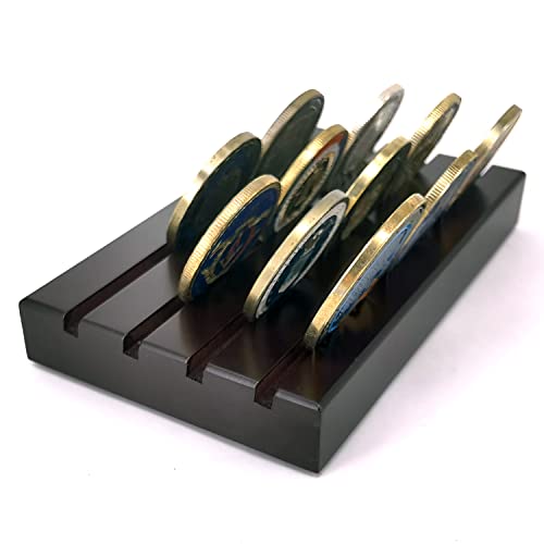 Portamonedas Militar de 4 Filas en Madera miniatura 5