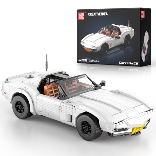 Mould King Technik Speed Champions 10198 MOC Sportwagen Bauset Bauet Rennwagen Motorsport-Fans, Auto-Geschenk zum Sammeln(1347 piezas)