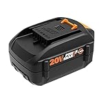 WORX WA3578 - PowerShare 20V 4.0Ah, Lithium Ion High Capacity Battery, Orange and Black