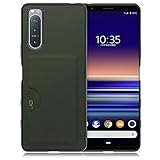 LOOF Skin Slim-Slot Xperia 5 II SOG02 SO-52A 用 エクスペリア ケース カバー カードポケット カード収納 カード 背面 スマホケース スマホカバー 背面カード収納[エバーグリーン]