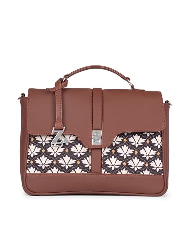 Image of ZOUK | Women's Vegan Leather | Stylish Handbag with Adjustable Strap, Top Handle |