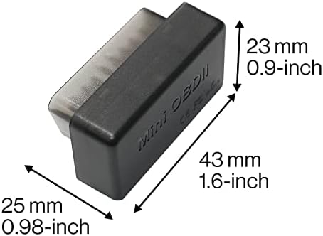 ATOTO AC-4450 Bluetooth OBDII/OBD2 Skaner diagnostyczny samochodu/narzędzie skanujące Tylko dla ATOTO A6 i S8 Series Android Car Stereo-Kompatybilny z aplikacją Torque!