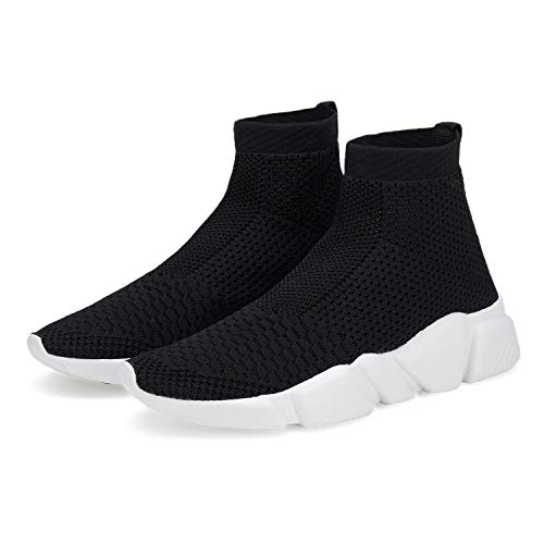 Image of Casbeam Men's Running Knit Comfortable Lightweight Breathable Casual Sports Shoes Fashion Sneakers Slip-On Walking Shoes