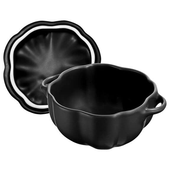 Amazon｜staub ストウブ 「 パンプキン ココット ブラック 15cm 0.68ml