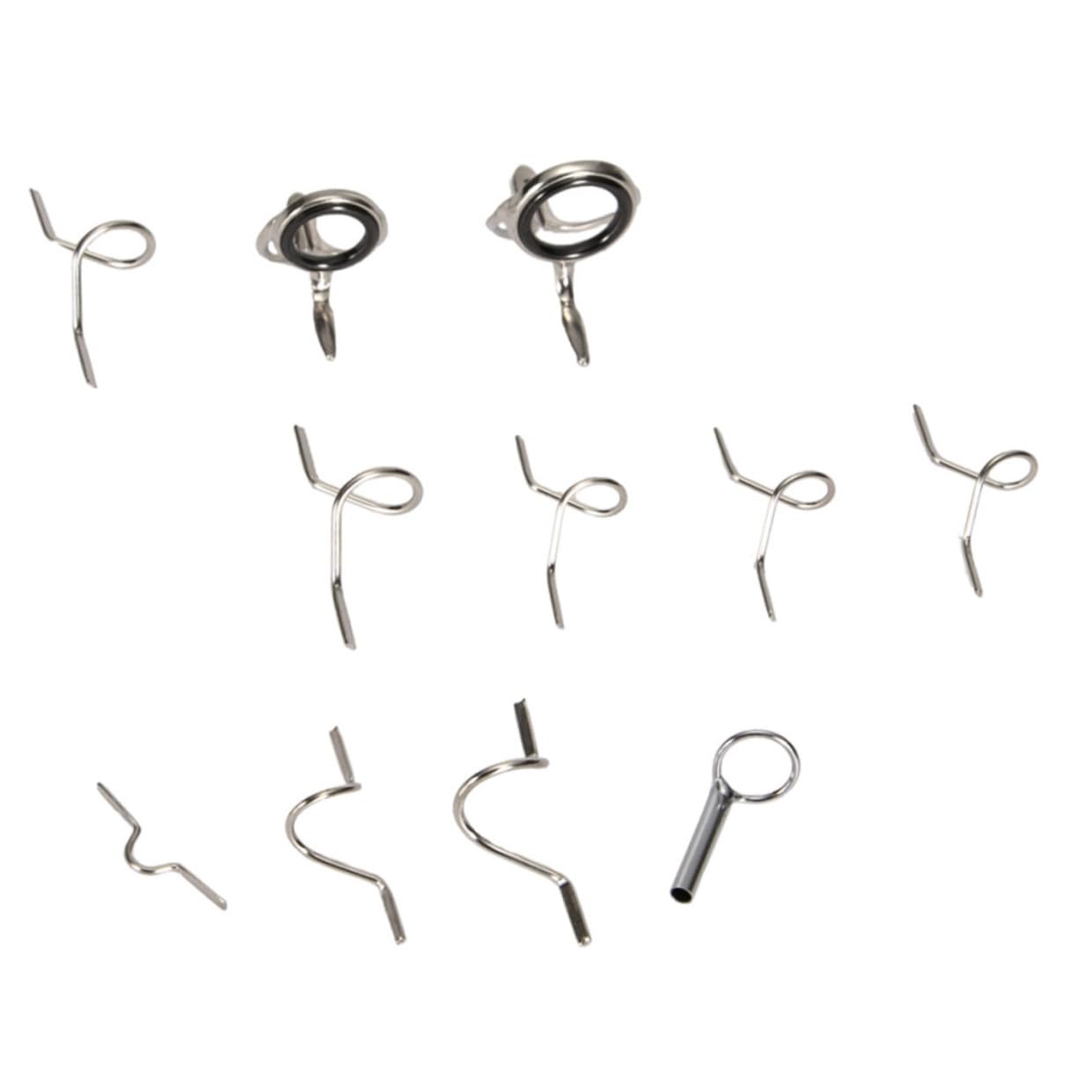 ibasenice Anneau De Pêche Accessoires Guide De Canne À Pêche Kit De Réparation D'Œillet De Canne À Pêche Kit De Réparation De Canne À Pêche Embout De Canne À Pêche Fixation De