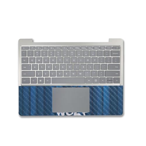 Image of MightySkins Carbon Fiber Skin Compatible with Microsoft Surface Laptop Go 3 (2023) Full Wrap Kit - Time Lord Box | Protective, Durable Textured Carbon Fiber Finish | Made in The USA