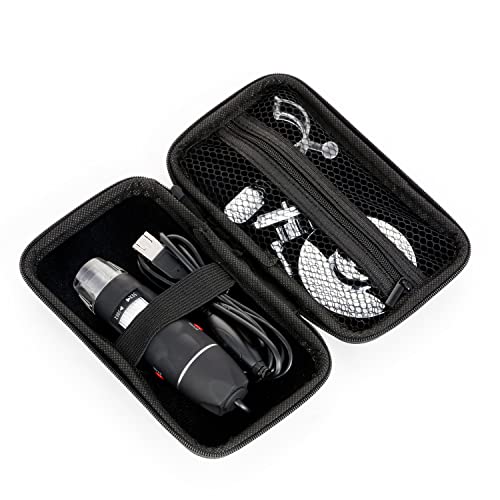 Image of AmScope - Portable Carrying Case for Handheld Microscopes, Microscope Eyepiece Cameras, Other Small Accessories - Black - CB-HH