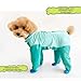 Waterproof Full Body Dog Jumpsuit with Breathable Back & Non - Slip Soles for Small Medium Dogs(X-Small)
