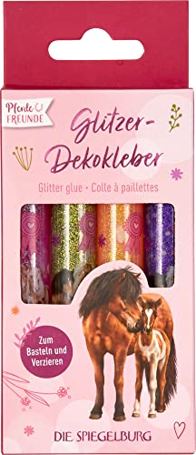 Adhesivo decorativo con purpurina resistente y de diseño exclusivo para entusiastas de caballos
