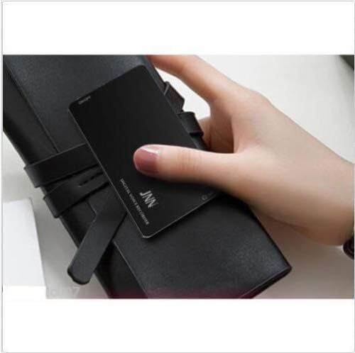 World's Thinnest Micro Voice Recorder with Voice Activation | 50 Hour Battery Life | Easy One Touch Recording | 16GB Internal Flash Memory Digital Audio Recorder | Storage Capacity 100 Hours