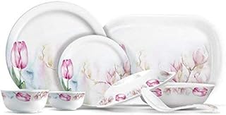 MILTON Melamine Dinner Set - 31 Pieces, Multicolor