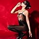 HTRUIYATY Damen Bodystocking UltradüNner Sexy Full Body Stockings Mit Leopard Print Halter Bodystocking GläNzende öL GanzköRper Strumpfhose