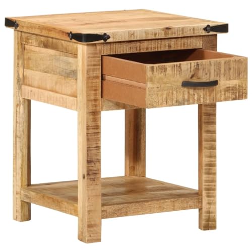 Table de chevet en bois de manguier moderne pour apaiser la chambre de votre enfant