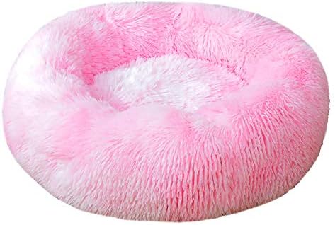 SYLC Donut Pet Bed, Donut Dog Bed Large, Donut Pet Bed for Cats, Pet Cave Bed, Dog Round Bed Medium, Warm Cave Nest Sleeping Bed, Luxury Cat Cushion (L(60cm),Teal)