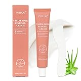 Women Facial Hair Removal Cream, 5 Min Painless Facial Depilatory Cream for Face, Chin Upper Lip Unwanted Hair Remover Cream, Sensitive Skin Hair Removal At Home, 1.69fl.oz