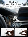 LISEN for MagSafe Car Mount, [24 Strong Magnet] 360° Rotation Magnetic Phone Holder Car Support Cellulaire Auto iPhone Car Holder Mount Dash Phone Mount for iPhone 17 Pro Max Air 16 Plus 15 14 13 12