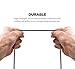 (Apple MFi Certified) Replacement Headphone Cable with iPhone Lightning Connector (3.5mm) Audio Aux Cord with Mic & Volume Control Remote (Compatible with Beats/Sony/Sennheiser and Audio Tech)