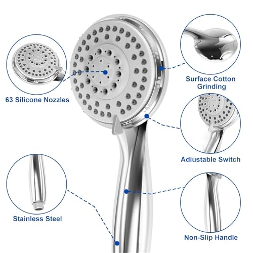 Pommeau de douche haute pression économiseur d'eau avec buse de pulvérisation