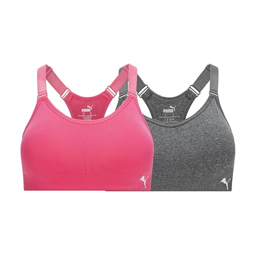 Image of Puma Women's 2 Pack Seamless Sports Bra