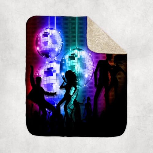 3dRose Funky Retro Disco Ball Dance Party from The 80s