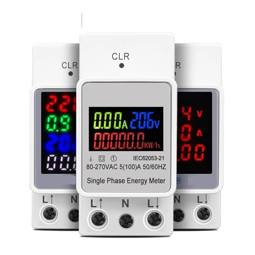 Compteur d'énergie électrique AC 110V 220V pour suivre la consommation de votre maison