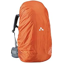 VAUDE Raincover Cubremochila para Mochilas de 30-5...: Material certificado Bluesign con eco-finish Fijación en la mochila con cordón de cierre perimetral Abertura para aleta de cinturón lumbar Logo reflectante para mejor visibilidad