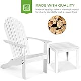 Adirondack-Stuhl aus Akazienholz, Gartenstuhl mit Rückenlehne & Armlehnen - 2