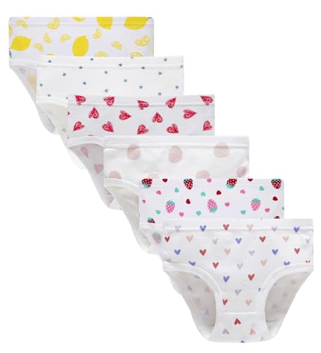 Barara King Little Girls' Soft Cotton Underwear Toddler Undies Kids panties - Main Image