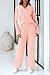 PRETTYGARDEN Lounge Sets for Women Two Piece Sweaters Pajama Set Fall Fashion 2026 Loungewear Outfits Matching Winter Clothes (Light Pink,Large)