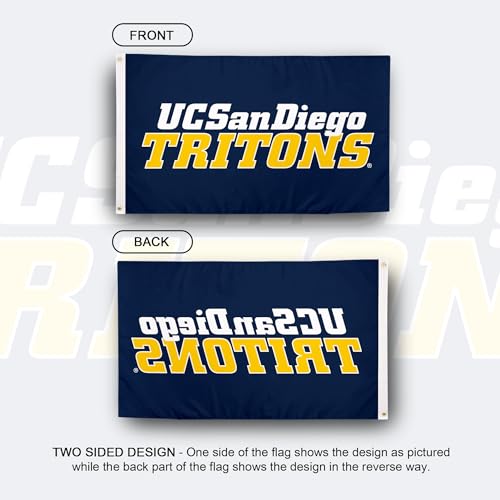 Desert Cactus University of California San Diego UC San Diego Flag 3x5 (#1) by Desert Cactus - Used condition - Image 2