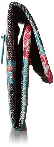 KAVU Mondo Spender Trifold Wallet Clutch Travel Organizer - Island Ikat