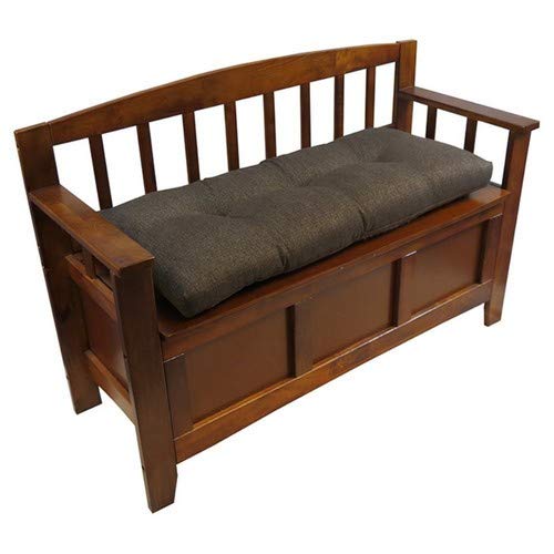 Klear Vu The Gripper Non-Slip Tufted Omega Universal Bench Cushion, Chestnut, 36