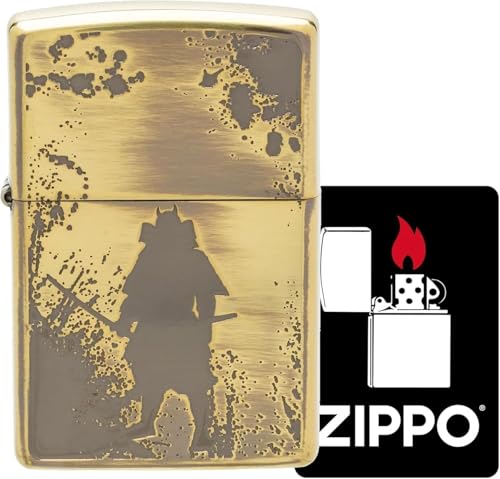 Encendedor Zippo Aceite con Estilo Vintage y Acabado Antiguo miniatura 2
