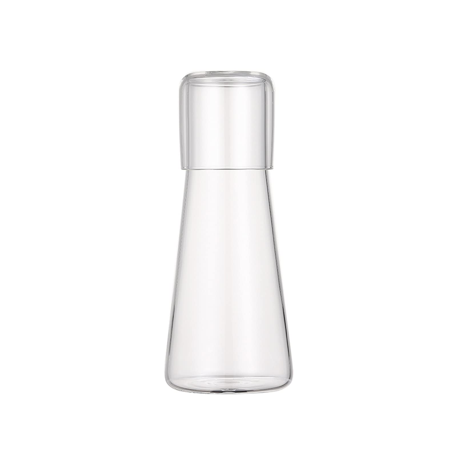 LOWLIU Pichets à thé glacé Pichet en Verre avec Tasse d'eau de Bouteille d'eau Froide résistante à la température élevée for Le Lait, Le jus, Les Boissons Chaudes et Froides, du café Pichets