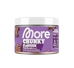 MORE Chunky Flavour, Fudge Brownie, 150 g, flavour powder for sweetening, low in sugar and calories, with inulin and lactas…