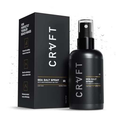 Hair Craft Co. Sea Salt Spray 6oz - Men’s Volumizing Lift & Texturizing Light Hold Styling Product - Barber Approved - Natural Beach Matte Finish - Premium Natural Water-Based - Paraben-Free