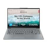 Lenovo IdeaPad Slim 3 13th Gen Intel Core i3-1315U 15.6" (39.6cm) FHD Thin and Light Laptop (8GB RAM/512GB SSD/FHD 1080p Camera/Windows 11/Office 2024/Grey/1.6Kg), 82X700M5IN